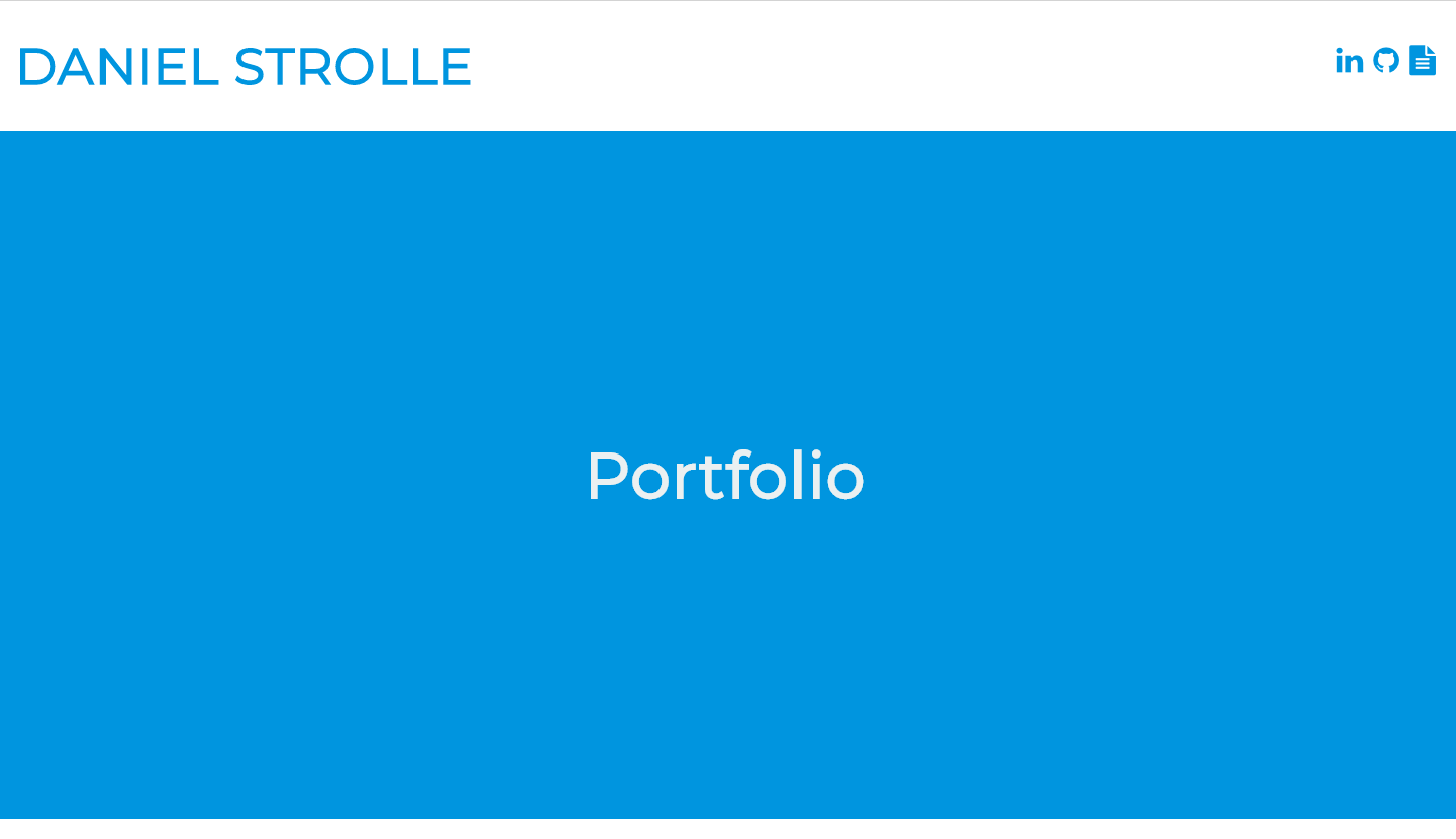 serverless portfolio